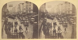 Broadway egy esős napon, 1859.