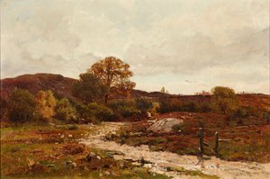 Moorland táj (olaj, vászon)