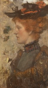 Elizabeth D. Reid kisasszony portréja (pasztell, papíron)