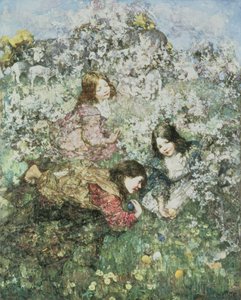 Húsvéti tojások (olaj, vászon) alkotó: Edward Atkinson Hornel
