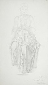 Ülő nő alkotó: Edward Burne-Jones