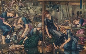 The Briar Rose, The Garden Court, 1890, 1922. alkotó: Edward Burne Jones