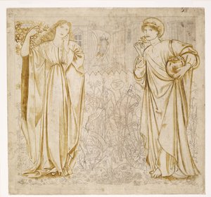 Chaucer „Jó nők legendája” – Hypsiphile és Medea alkotó: Edward Burne Jones