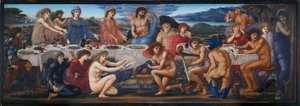Peleus ünnepe alkotó: Edward Burne Jones