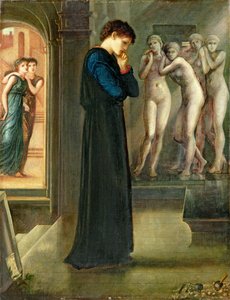 The Heart Desires, a Pygmalion és a kép sorozatból, 1868 alkotó: Edward Burne Jones