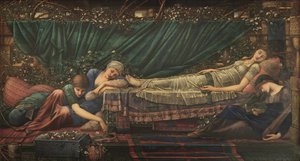 Briar Rose legendája: A Csipkerózsika, 1885-1890. alkotó: Edward Burne Jones