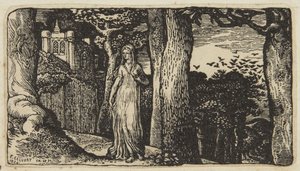 A hölgy a vetési varjakkal alkotó: Edward Calvert