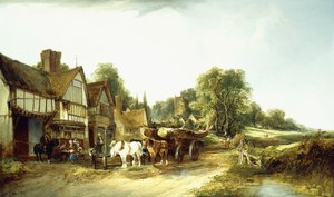 A fakocsi, 1845 alkotó: Edward Charles Williams