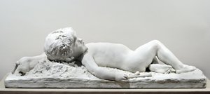 Alvó faun (gipsz) alkotó: Edward Clark Potter