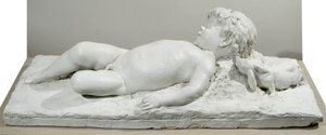 Alvó faun (gipsz) alkotó: Edward Clark Potter
