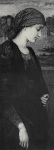 A Vestal lángja, 1887 körül (perselybe nyomtatott rézkarc)