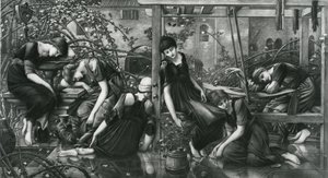 The Garden Court, a Briar Rose sorozatból alkotó: Edward Coley (after) Burne Jones