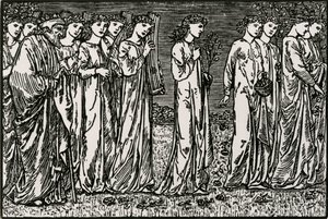 A menet a hegyre alkotó: Edward Coley (after) Burne Jones