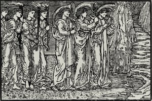 A menet a hegyre alkotó: Edward Coley (after) Burne Jones