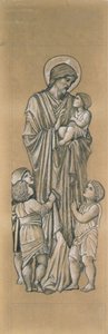 Krisztus áldja meg a kisgyermekeket alkotó: Edward Coley Burne Jones