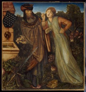 König Mark und La Belle Iseult von Edward Coley Burne-Jones