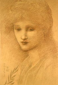 Laura Littleton portréja alkotó: Edward Coley Burne Jones