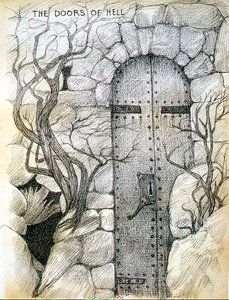 A pokol kapui (ceruza papíron)