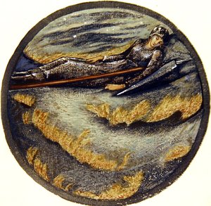 A Virágkönyv: XIX. Flame Heath alkotó: Edward Coley Burne Jones