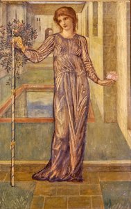 A füzér (guache papíron) alkotó: Edward Coley Burne Jones