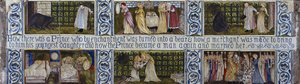 A Szépség és a Szörnyeteg csempepanel, Morris, Marshall, Faulkner & Co., 1867 körül alkotó: Edward Burne Jones
