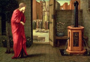 Danae a Brazen-torony építését nézi, 1872 alkotó: Edward Burne Jones