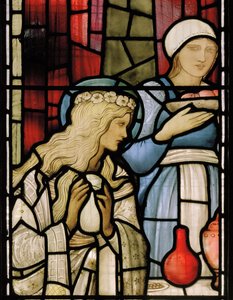 Részlet a Lakoma Simon házában című filmből alkotó: Edward Coley Burne Jones