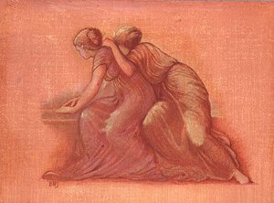 Figurák az erkélyen alkotó: Edward Coley Burne Jones