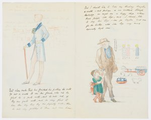 Levél a művész unokájának, Angela Thirkellnek (ceruza papíron) alkotó: Edward Burne Jones
