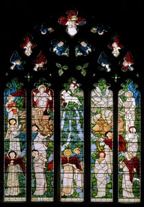A Paradicsom folyói, 1875 alkotó: Edward Burne Jones