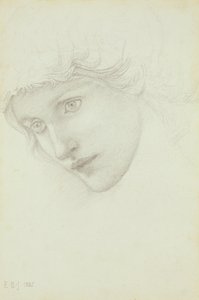 Tanulmány a sellő fejéhez, 1885 alkotó: Edward Burne Jones