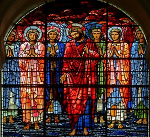 A felemelkedés, 1885-1897 (festett üveg) alkotó: Edward Burne Jones