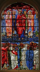 A felemelkedés, 1885-1897 (festett üveg) alkotó: Edward Burne Jones