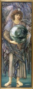 A teremtés napjai: Az első nap, 1870-76 (wc, gouache, kagylóarany és platinafesték, vászonborítású, horganyzott táblán) alkotó: Edward Burne Jones