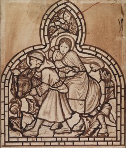 Repülés Egyiptomba alkotó: Edward Burne Jones