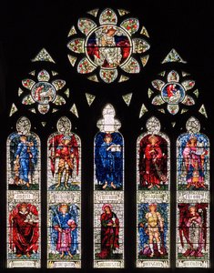 Nyugati ablak alkotó: Edward Coley Burne Jones