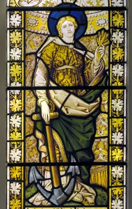Forest Green, Holy Trinity, Burlison & Grylls, Edward Burne-Jones nyomán, Hope 1896 alkotó: Edward Coley after Burne-Jones