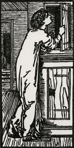 Psyche Betekintés a szekrénybe, 1866 alkotó: Edward Coley after Burne-Jones