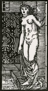 Psyche at Bath, 1866 alkotó: Edward Coley after Burne-Jones