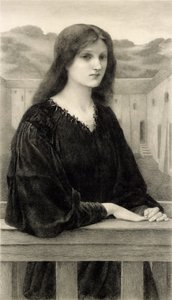 Vespertina Quies, vésette Emile Boilvin (1845-99) kocsma. Írta: Arthur Tooth & Sons, 1897 alkotó: Edward Coley after Burne-Jones