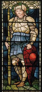 Wilden, All Saints, Morris & Co., Edward Burne-Jones, John Henry Dearle (1859-1932), St George, Courage, 1902-1914, Louisa, Alfred, The Baldwins, miniszterelnök, metodista, Worcestershire, Arts & Craf