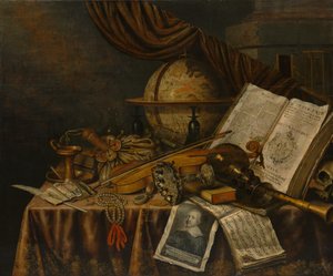 Vanitas csendélet, 1662.
