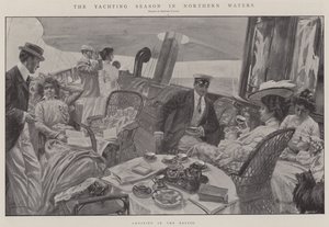 A vitorlásszezon az északi vizeken (litho)