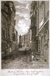 Butcher Row, Westminster, London, 1796.