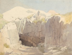 Study of Rocks at Mumbles alkotó: Edward Duncan