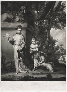 A Ladies Amabel és Mary Jemima Yorke, c. 1761. alkotó: Edward Fisher