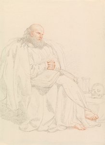 Szent Jeromos meditál alkotó: Edward Francis Burney
