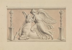 Bikát ölő szárnyas alak alkotó: Edward Francis Burney