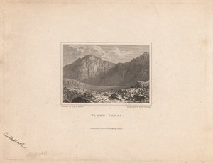 Cader idris alkotó: Edward Francis Finden