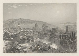 Jeruzsálem a latin kolostorból alkotó: Edward Francis Finden